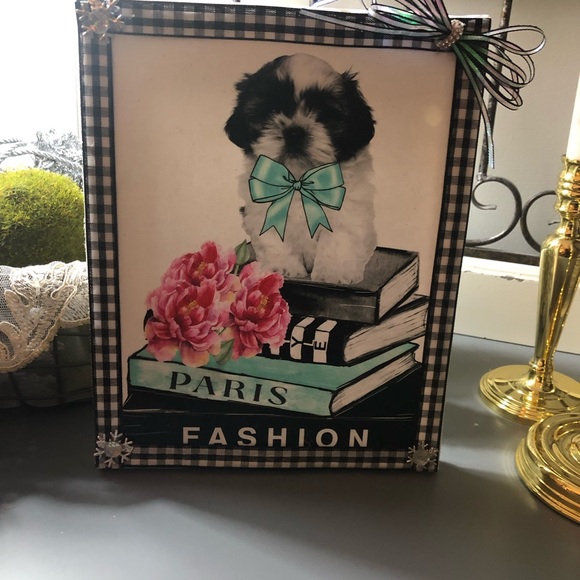 Puppy Canvas Wall Decor - Picture 3 of 6